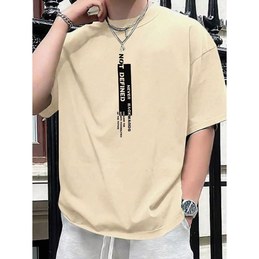 Camiseta Masculina NEVER NOT 100% Algodão Malha Premium
