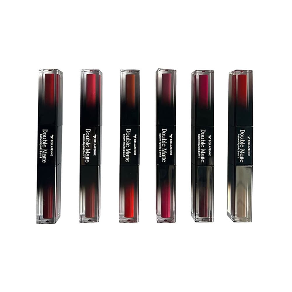 Batom Liquído Double Matte Bella Femme 7mL