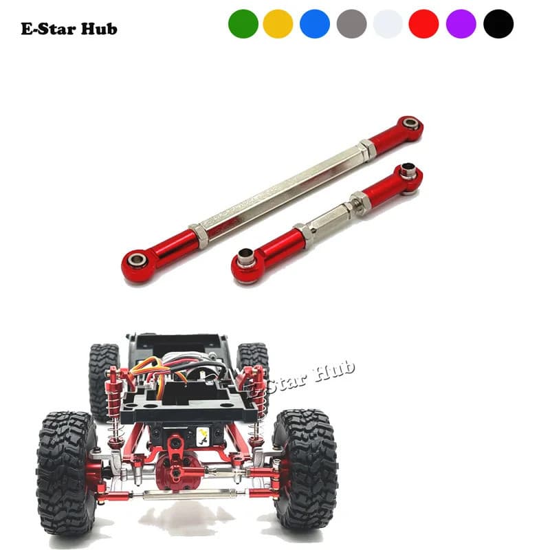 Haste de Direção do Eixo Frontal para 1/12 MN168 MN82 LC79 MN78 Kit de Peças de Atualização de Metal Acessórios RC Car O