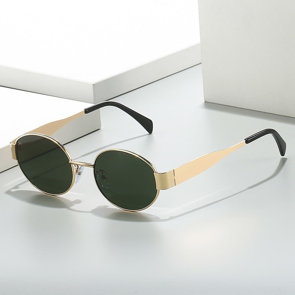 Óculos De Sol UV400 Com Armação De metal , Moda Simples , Adequado Para Viagens Ao Ar Livre , Direção , Praia , Roupa De