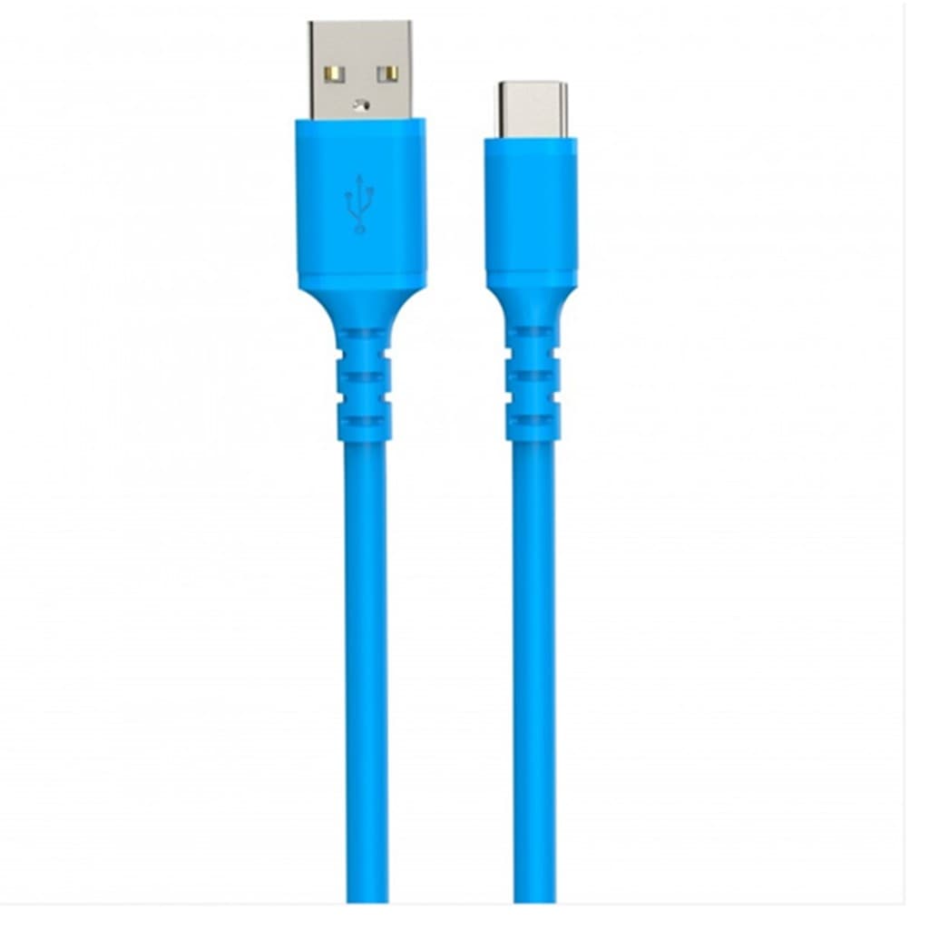 Cabo USB 3.0 Tipo C Macho para USB 3.0 A Macho – 1 Metro Azul, Alta Velocidade