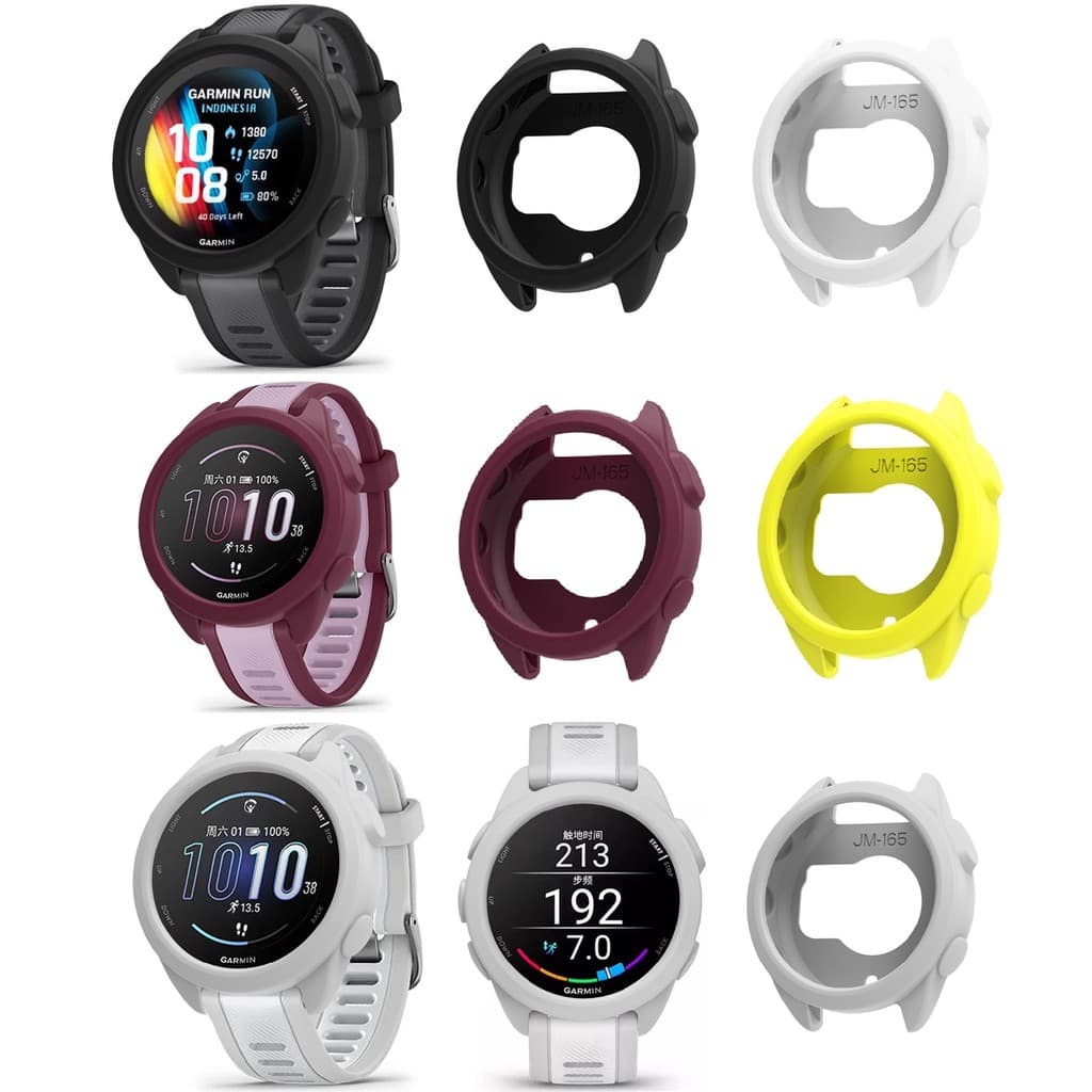 Capa Macia De TPU Para Garmin Forerunner 165 Music Slim Watch Protetor De Tela