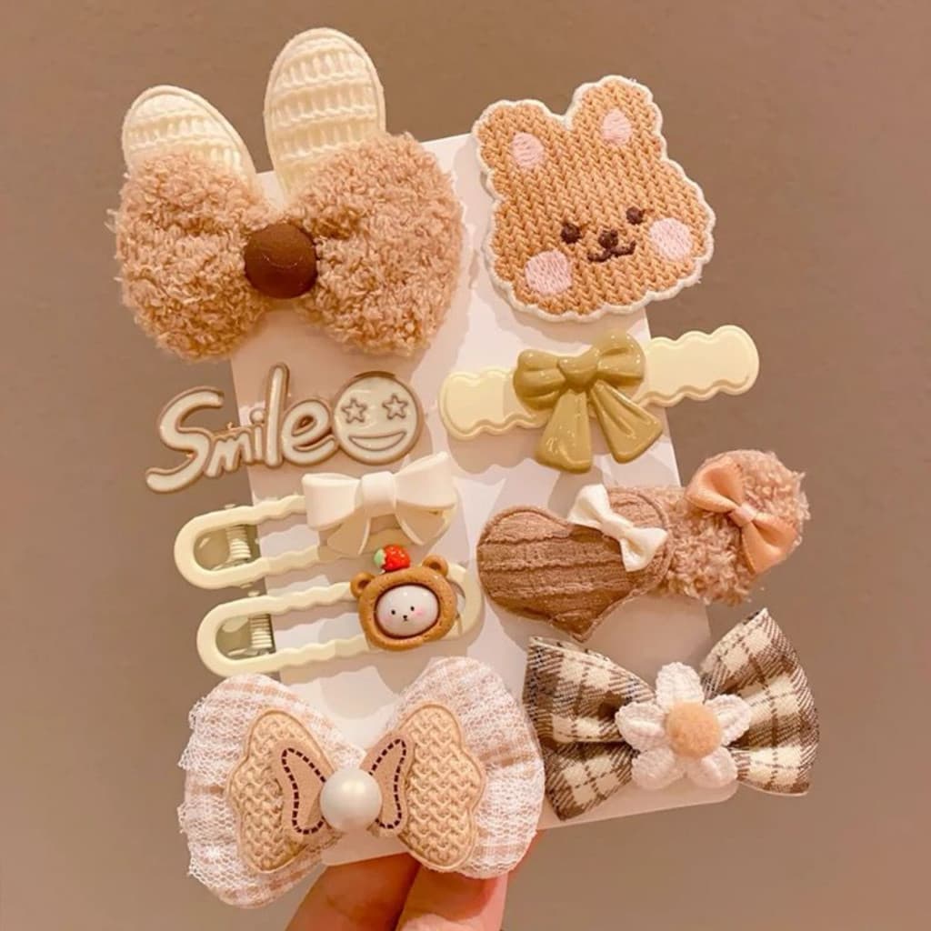 Kit Presilhas Clipe De Cabelo Fofo Para Crianças Baby Hair Jewelry Girl Presente