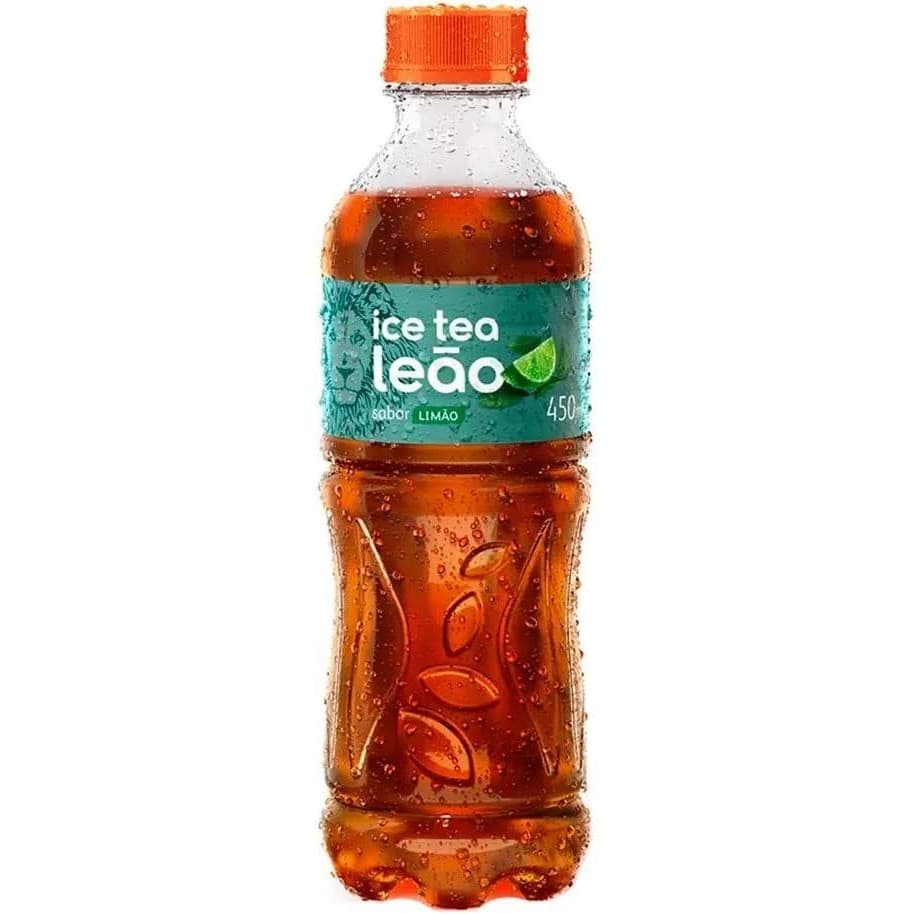 Kit C/ 2 Bebida Leao Fuze Cha Ice Tea Limao Pet 450Ml
