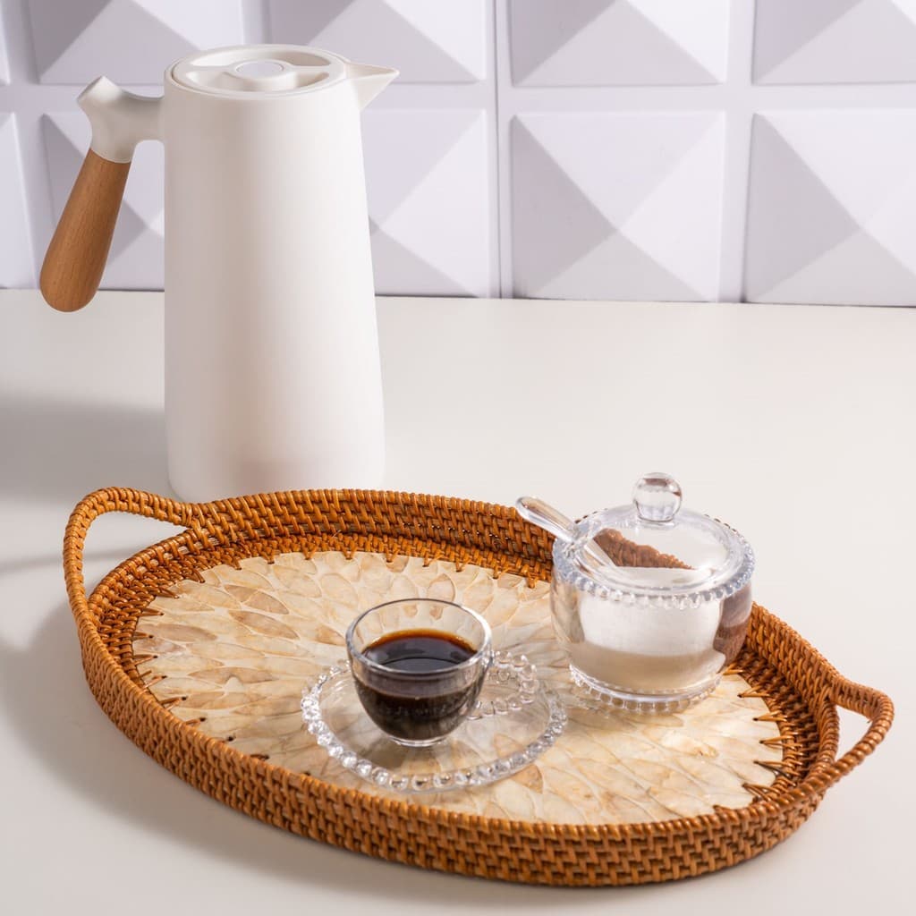 Açucareiro de Cristal com Colher Pearl