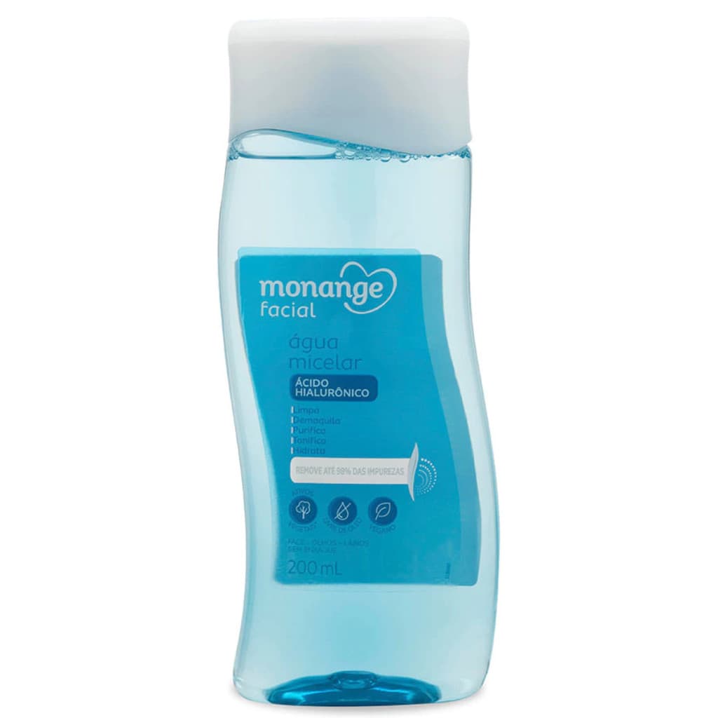 Água Micelar Monange Ácido Hialurônico 200ml