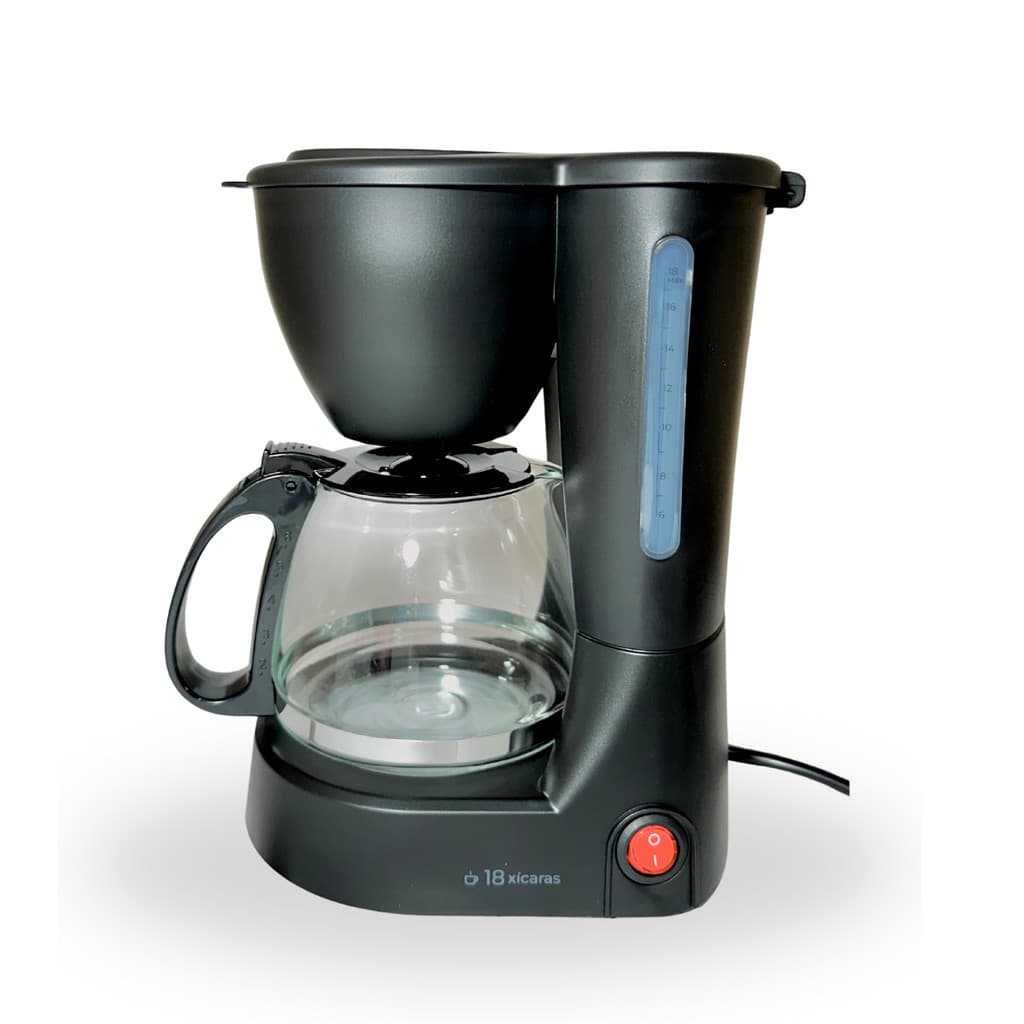 Cafeteira Eletrica 650W Filtro Reutilizável Jarra de vidro com colher dosadora 127v ou 220v Cafeteira 18 xicaras