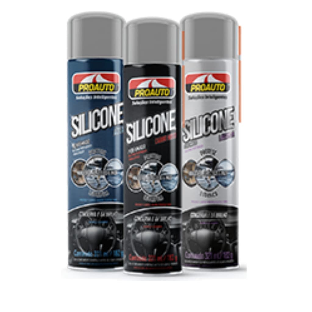 Silicone Spray Automotivo Perfumado Proauto 321ml