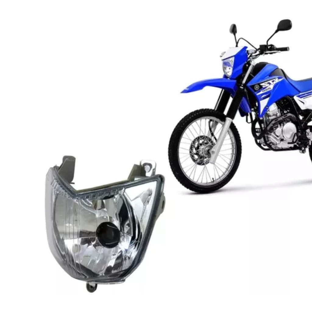 Bloco Óptico Compatível Yamaha XTZ 250 Lander 2007 a 2017 Resistente Moto