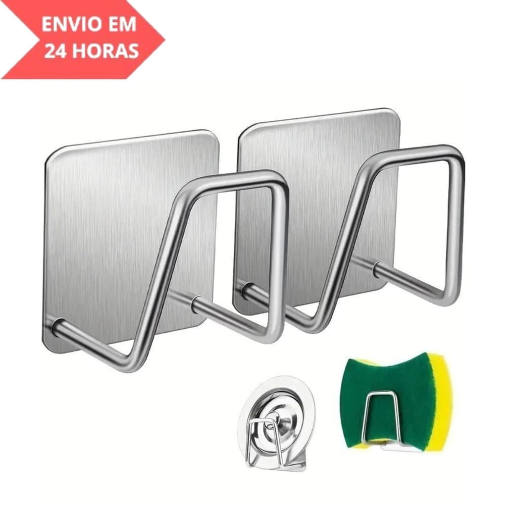 Gancho Adesivo Multifuncional  de Metal