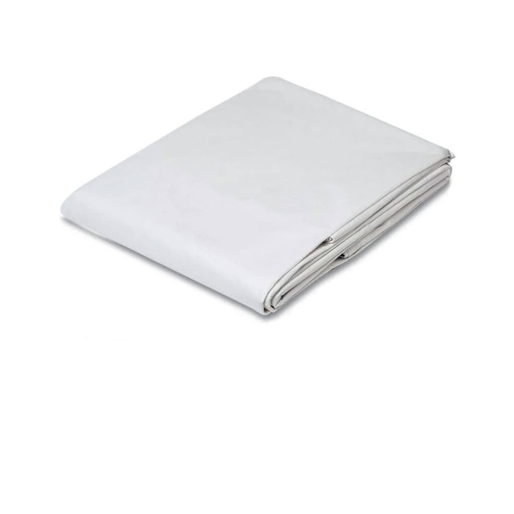 Lona Encerado Reforçada Branca 2x2 Mts Com Ilhos 100g/m 150 Micras Barracas Camping