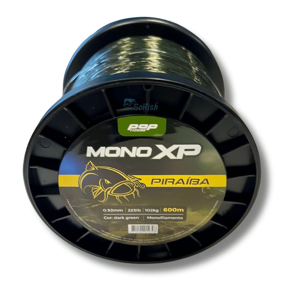 Linha Piraiba Jau Pirarara 0.92mm 225lbs 102kg 600m Pop Fishing Maruri Verde Escuro Pesca Pesada
