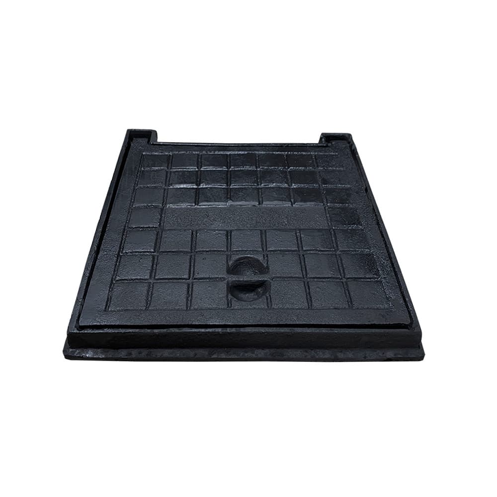 Tampa de Ferro Calçada Telefone Elétrica Inspeção 20x20cm
