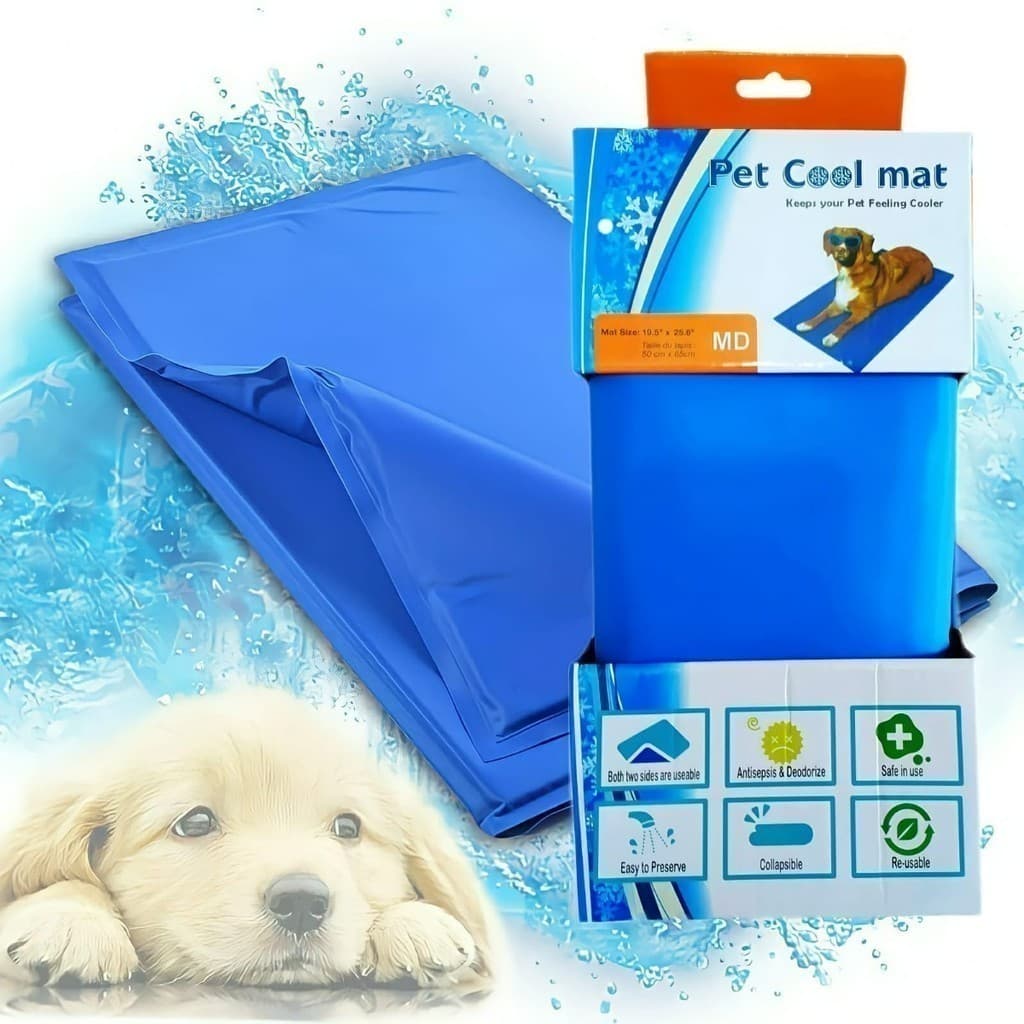 TAPETE GELADO PARA DIAS DE MUITO CALOR PARA TODOS OS PETS CÃES E GATOS 40X50