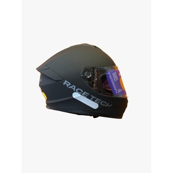 Capacete Fechado Race Tech Hit Monocolor Preto Fosco Original