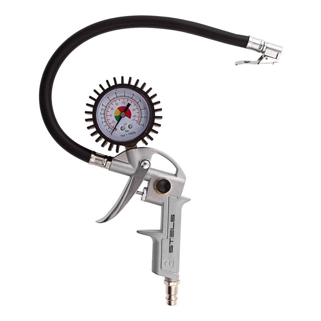 Calibrador de Pneus Analógico Encaixe 1/4'' NPT 5732255 Stels