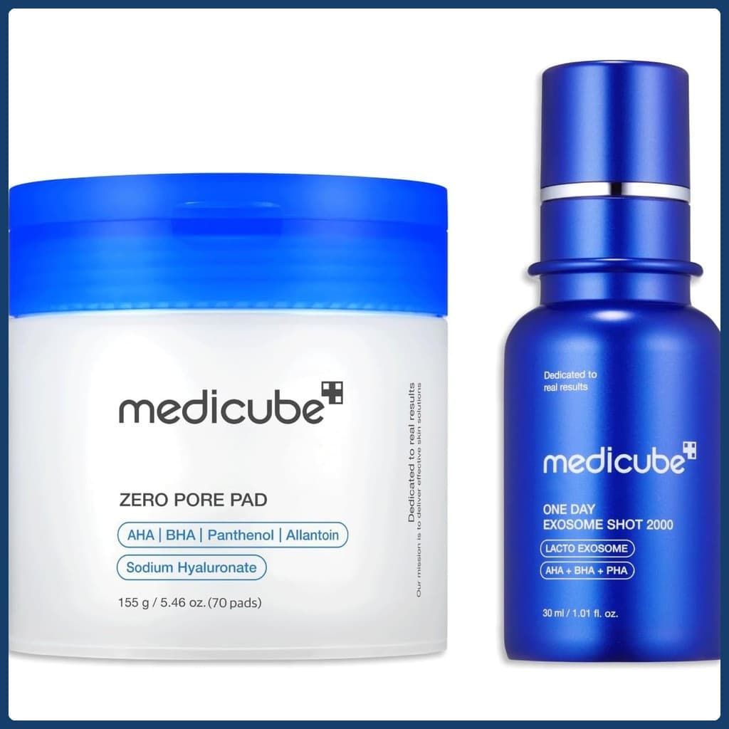 medicube Zero Pore Pads 2.0 E Exosome Shot 7500 PPM Espicule Soro Facial
