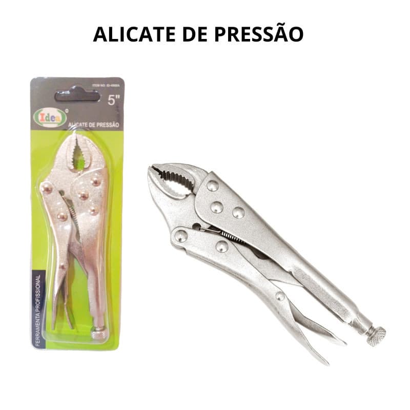 Alicate de Pressão 5", 7" e 10'' Polegadas