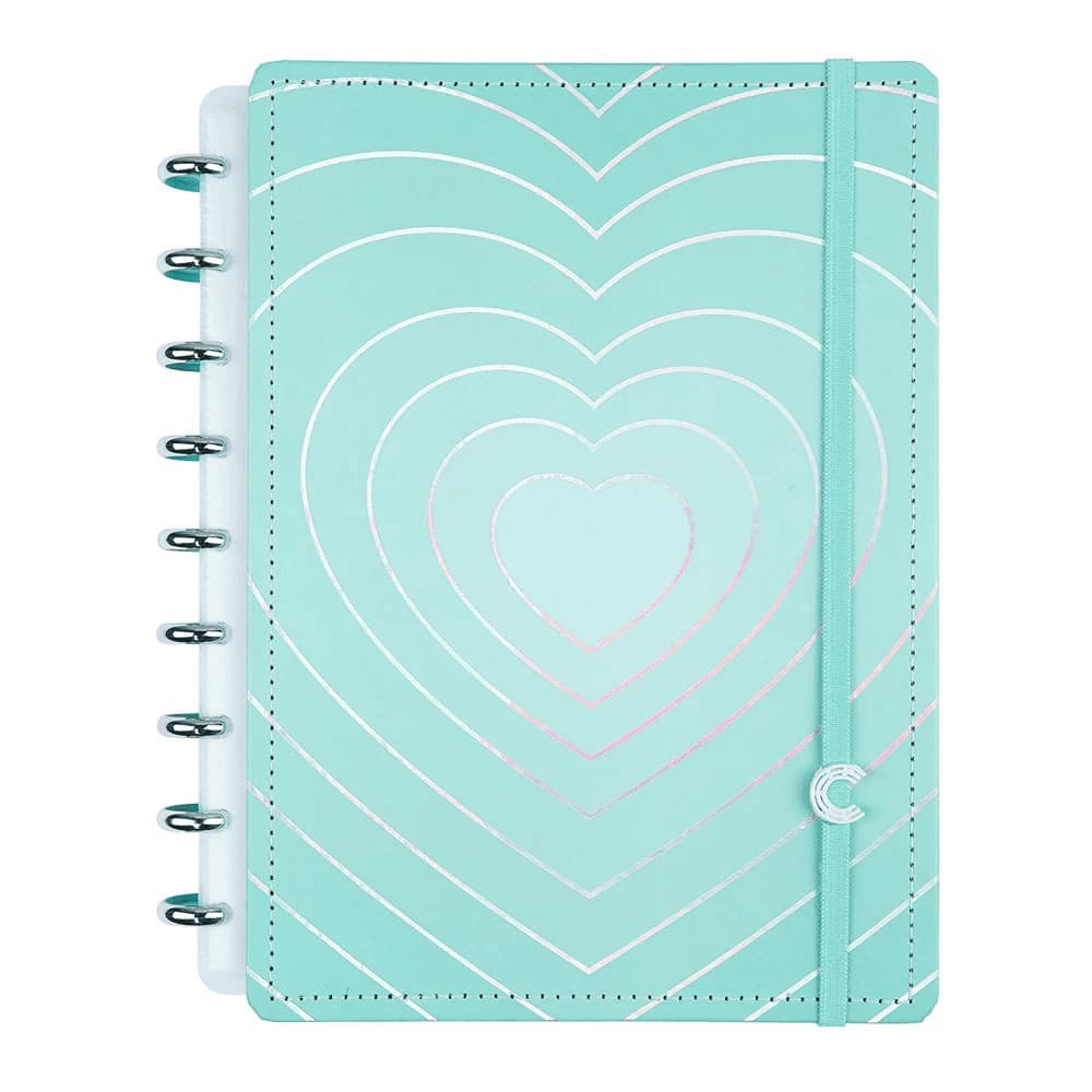 Caderno Inteligente Médio Turquoise Love - CIMD3306