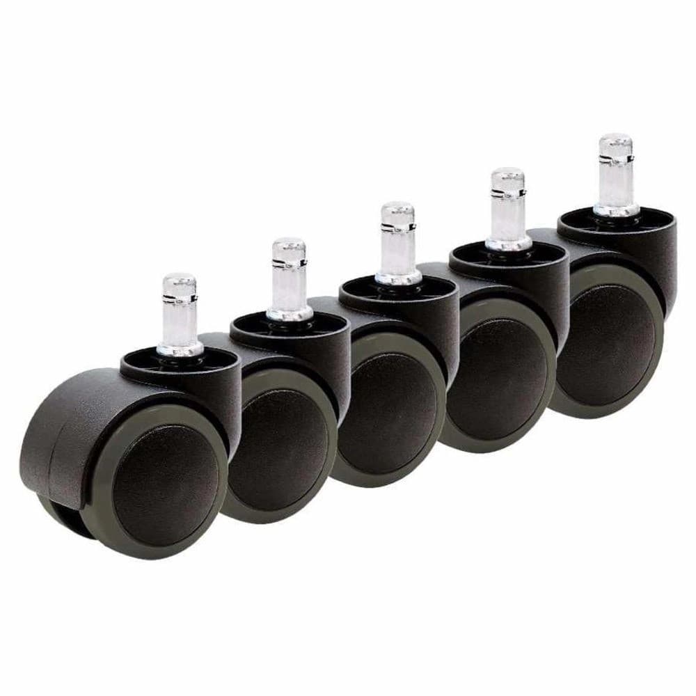5  Rodizio Rodinhas de Cadeira Escritorio gamers de Silicone Giratória