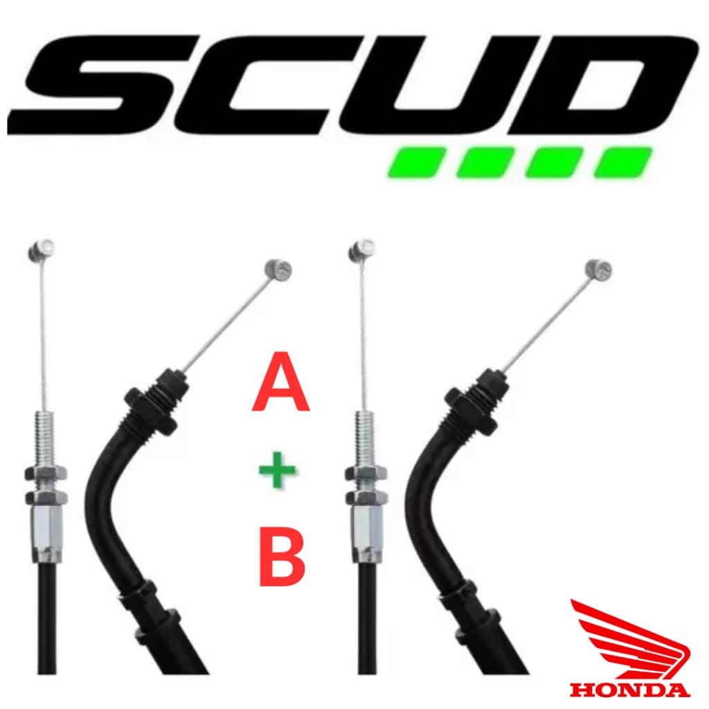Cabo De Acelerador A + B Honda Cg 160 Titan Fan 160 SCUD Original