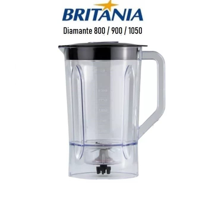 Copo do Liquidificador Britânia DIAMANTE 1050 PRETO