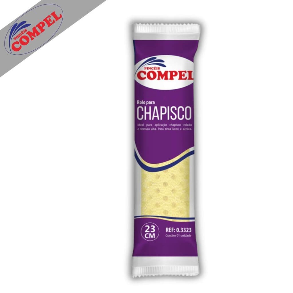 Rolo De Textura Para Chapisco 23cm Compel