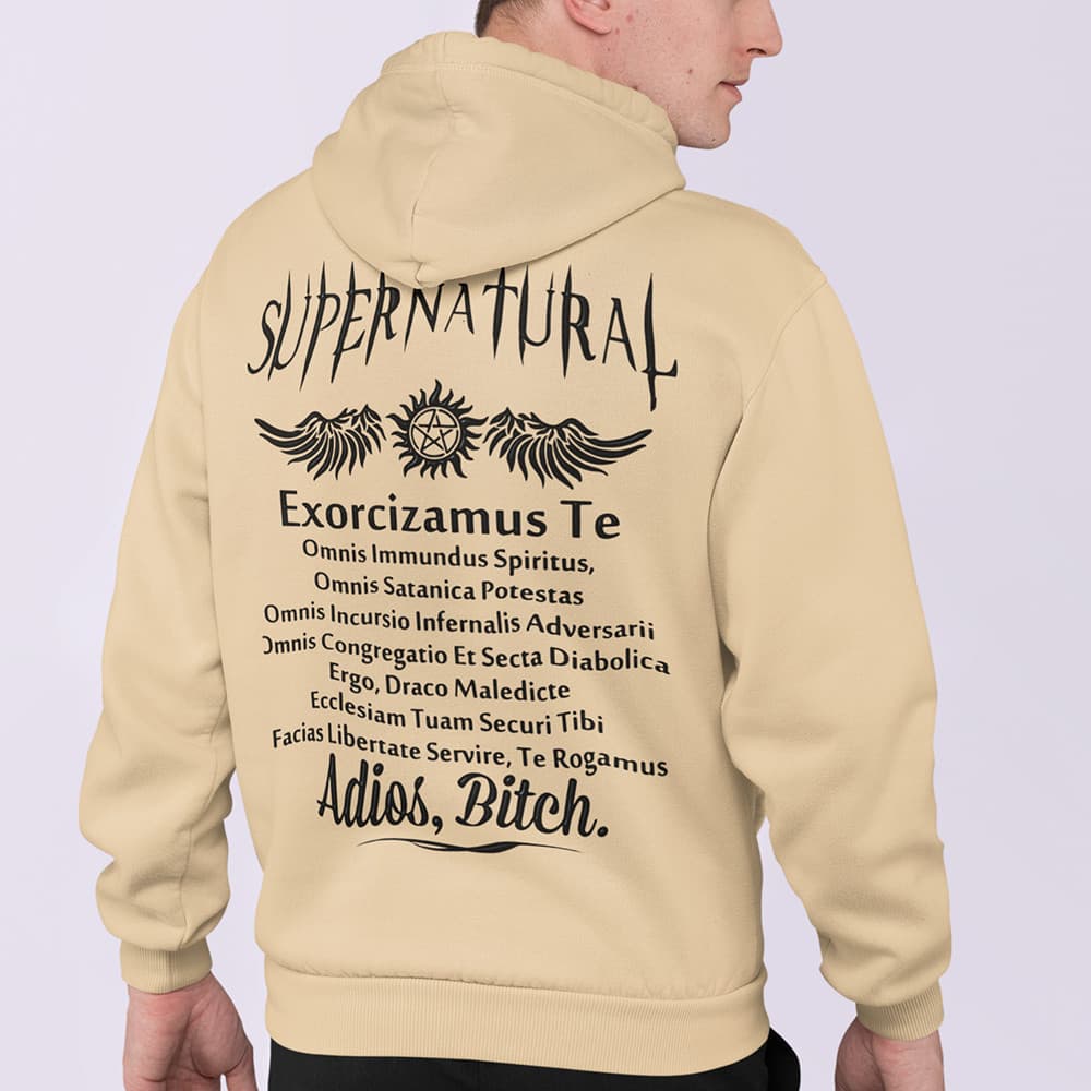 Moletom Sobrenatural Dean Whinchester Sam Supernatural Blusa De Frio Casaco Unissex Algodão Premium