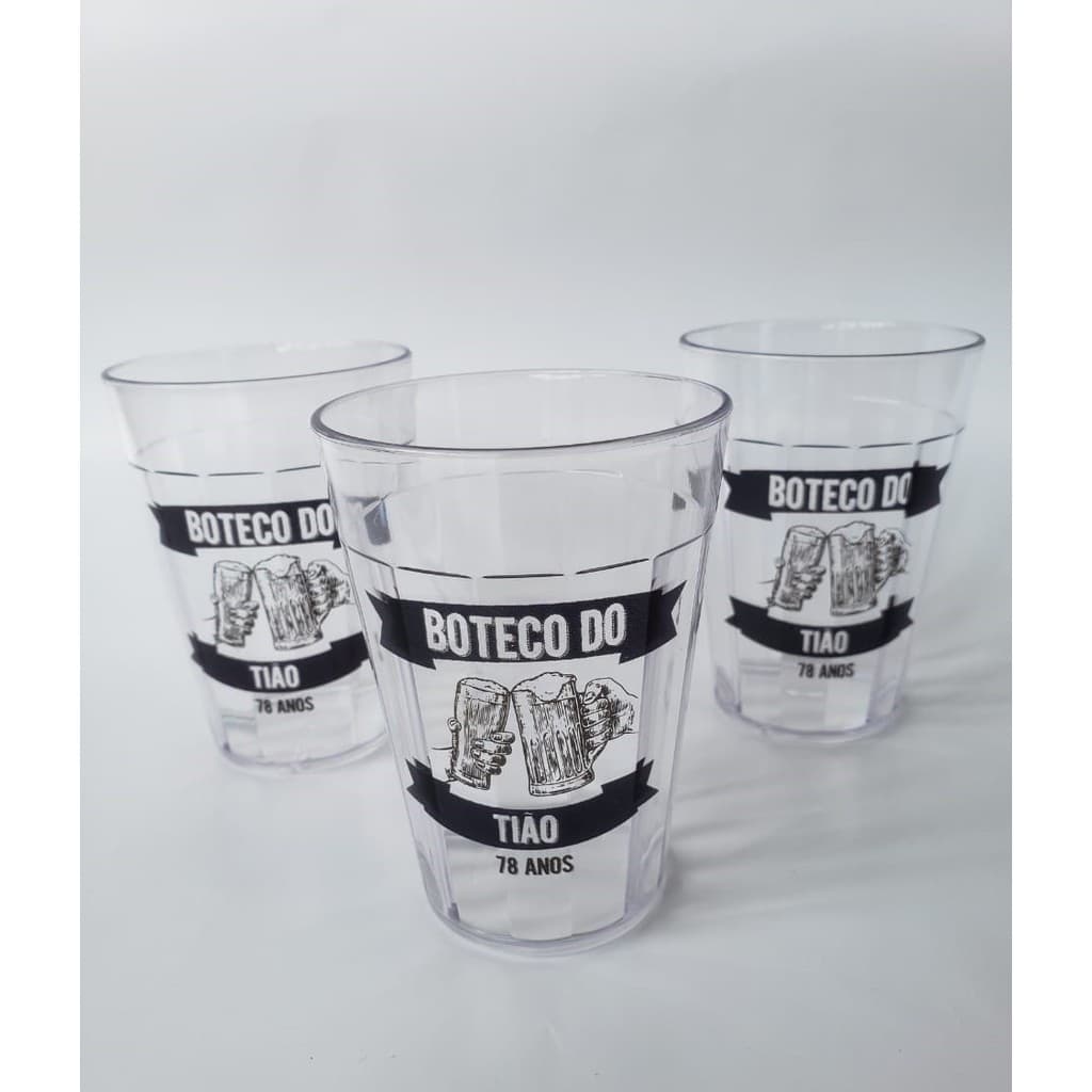 kit de 50 copos americano personalizados ( Acrílico )
