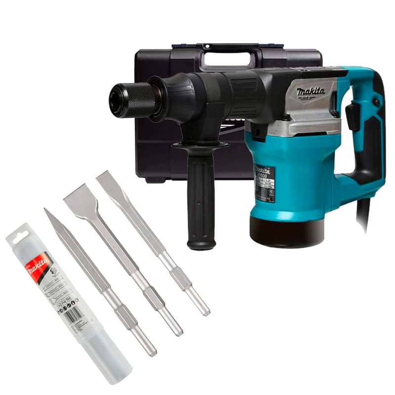 Martelete Demolidor 5,4Kg 900w M8600b Makita + kit talhadeiras