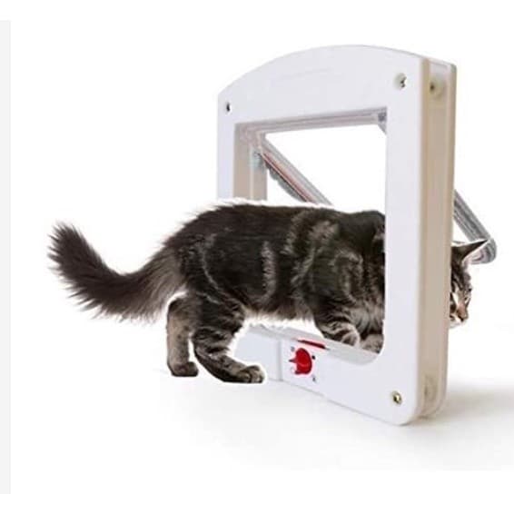 Passagem Porta Pet Portinha Para Gato Ou Cão Com 4 Em 1 GA-227