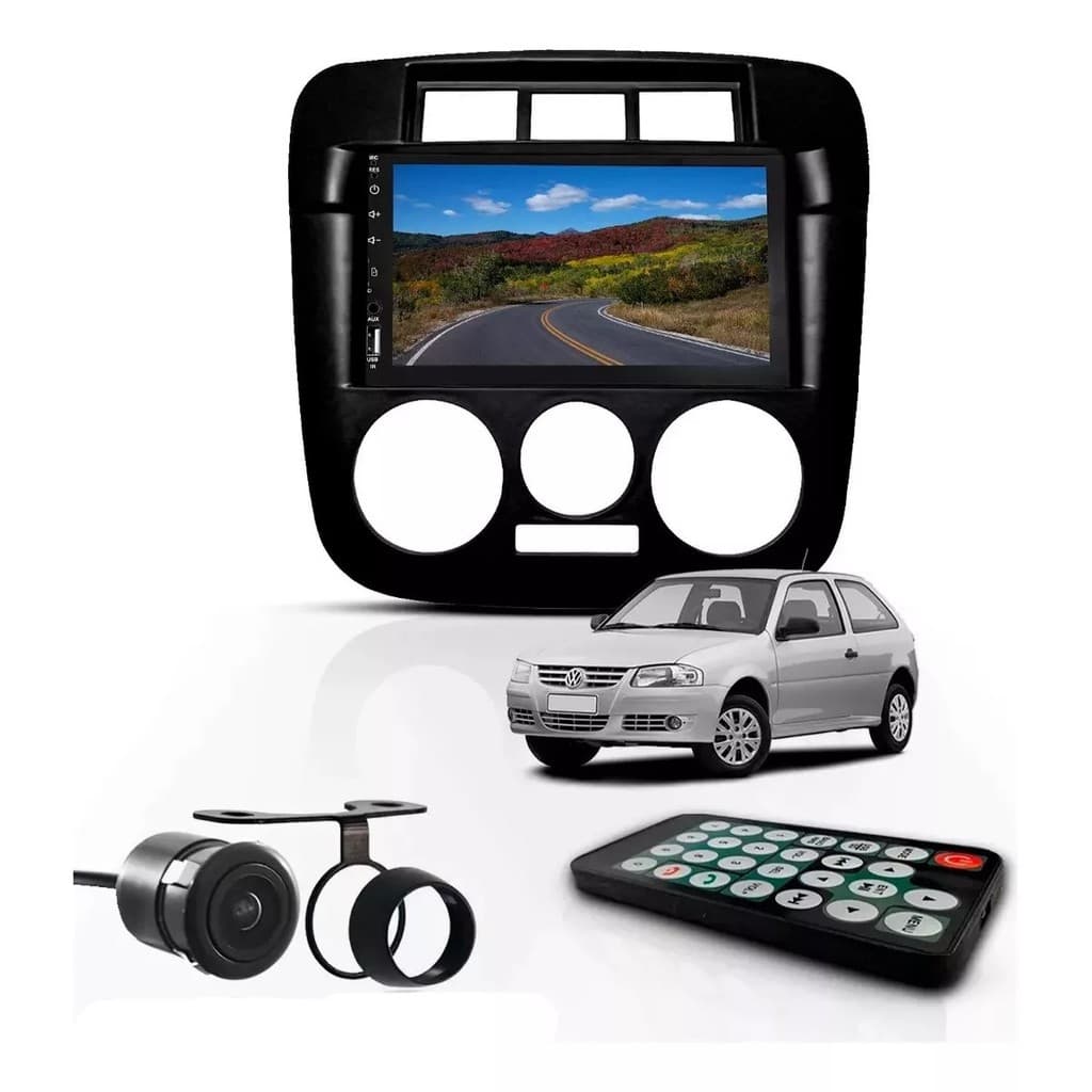 Kit Mp5 Gol Linha G4 Gol, Parati, Saveiro VW - Preto