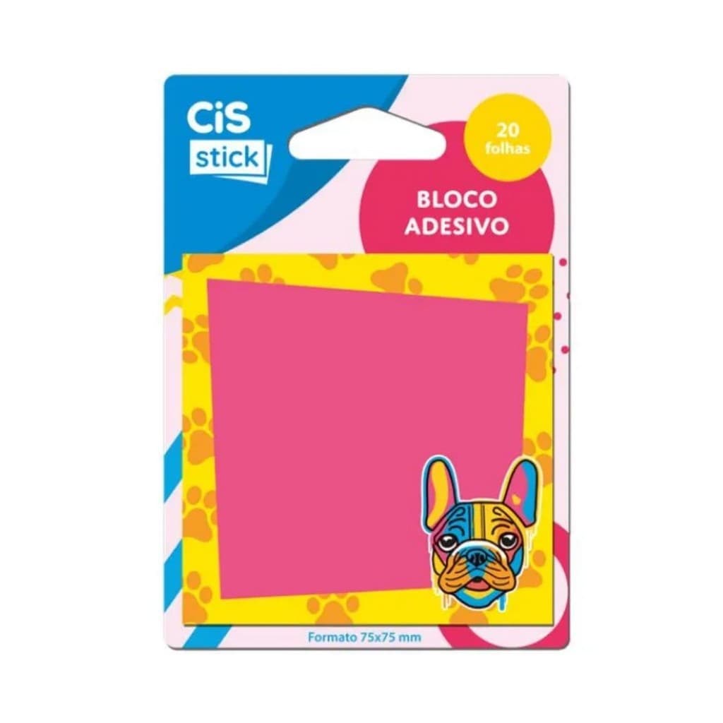 Bloco de Notas Adesivo Colante Stick Pets - Cis