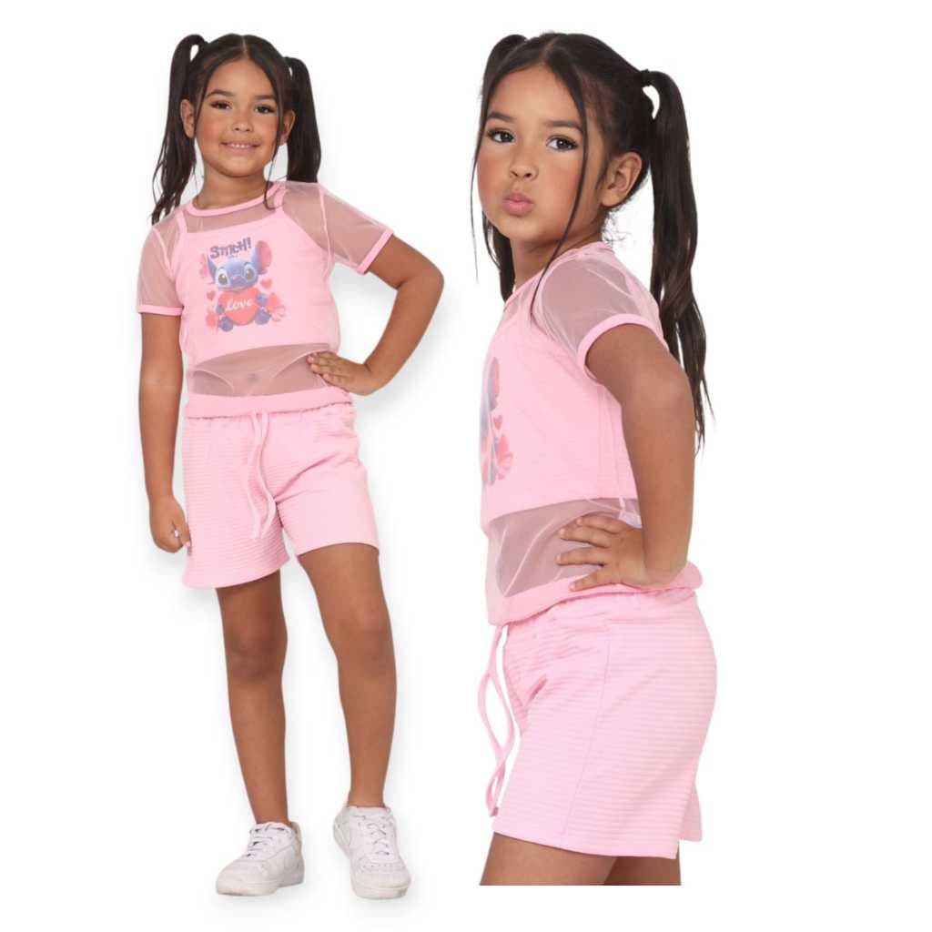 conjunto infantil - roupa infantil menina - kit de roupa infantil menina