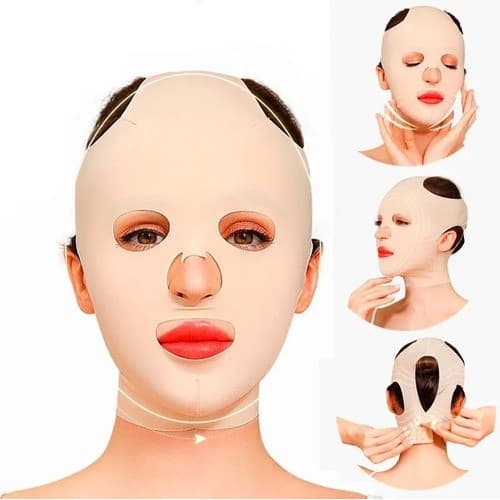 Máscara Modeladora 3d Emagrecimento Bandagem V Shaper