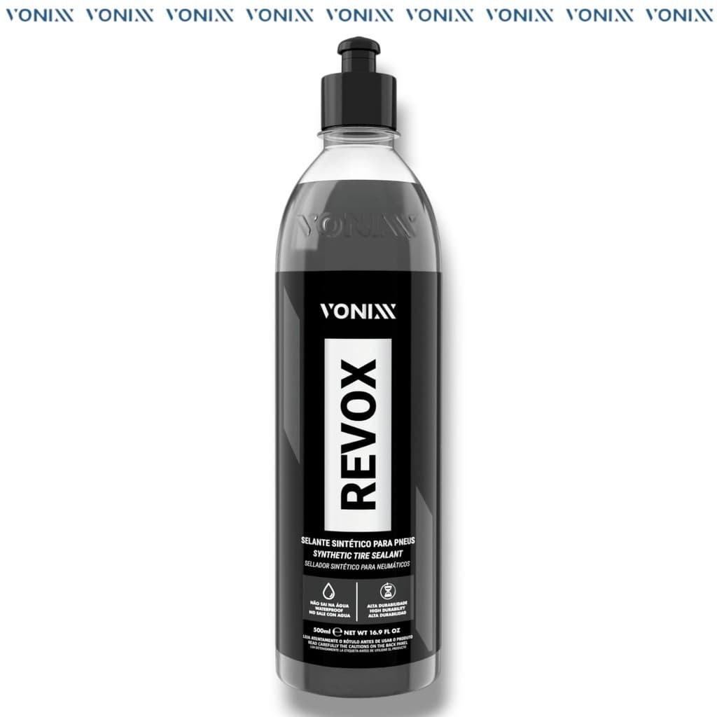 REVOX 500ml - VONIXX - Pneu Pretinho Selante para pneus