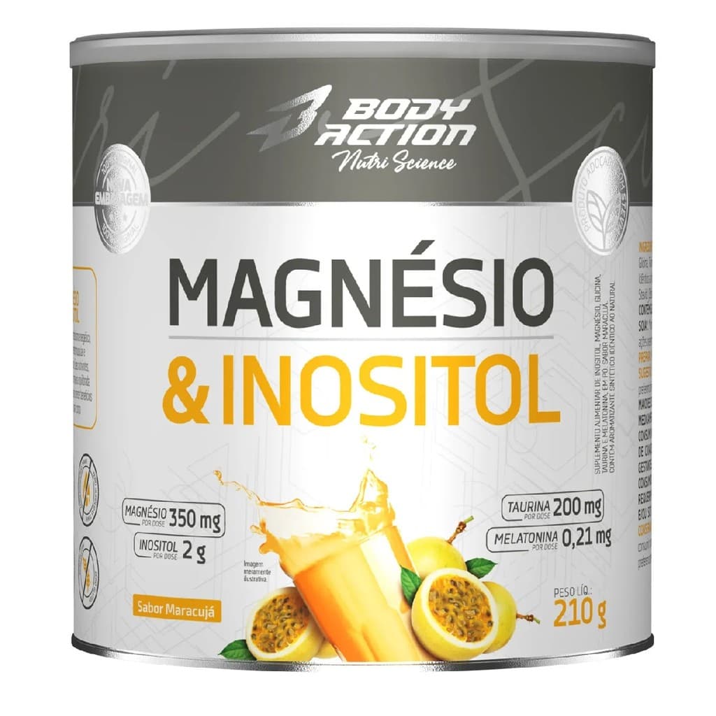 Magnesio & Inositol 210g Bodyaction