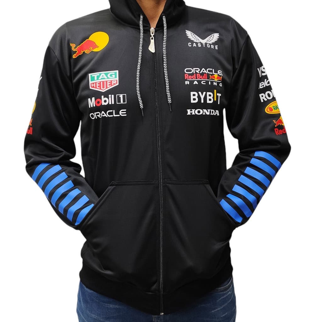 Jaqueta Red Bull Formula 1 Gp Velocidade Preta RB 20
