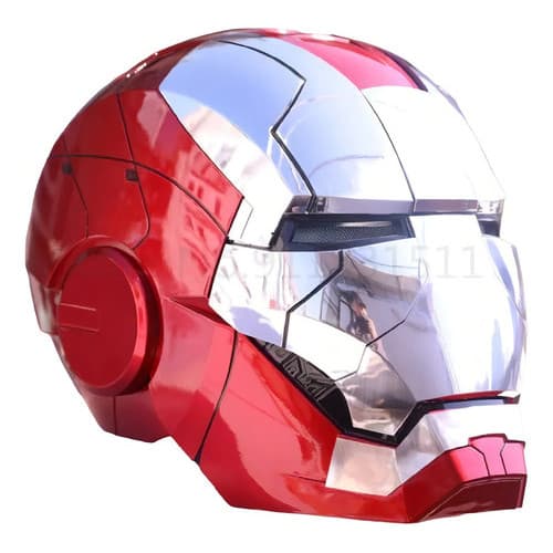 Capacete Homem De Ferro Eletrônico Brinquedo Iron Man C/ Voz