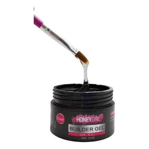 Gel Honey Girl 15g Alongamento De Unhas Fibra De Vidro