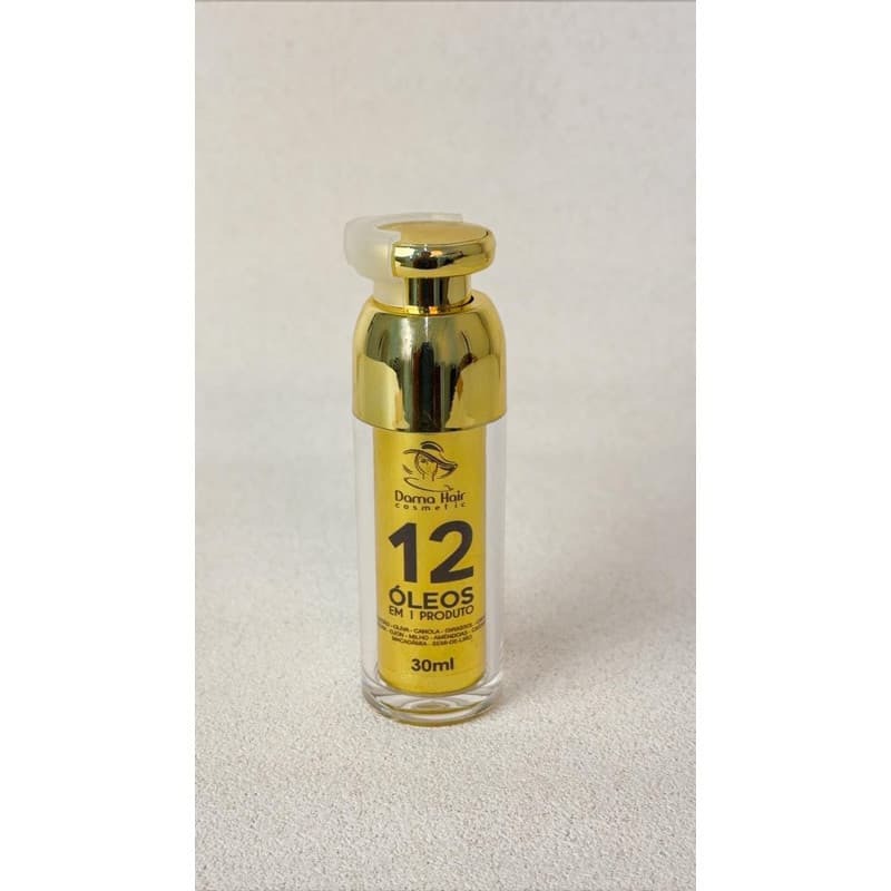 perfume para cabelo 12 óleos em 1 Dama Hair cosmeticos