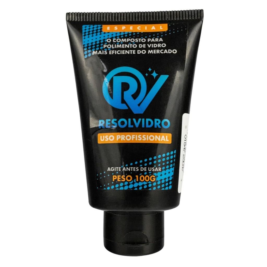Resolvidro Pronto Uso Composto Para Polimento De Vidro 100g