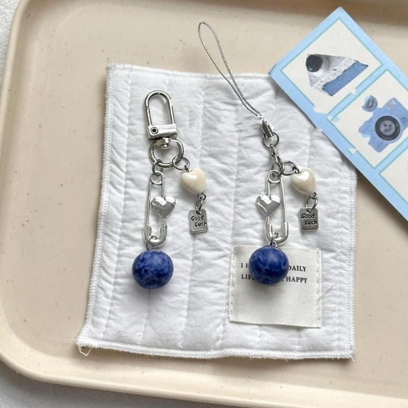 YOIOI Chaveiro Elegante Com Cordão De Telefone Para Deslocamento Diário E Atividades Seguras , Pingente De Mirtilo , Por