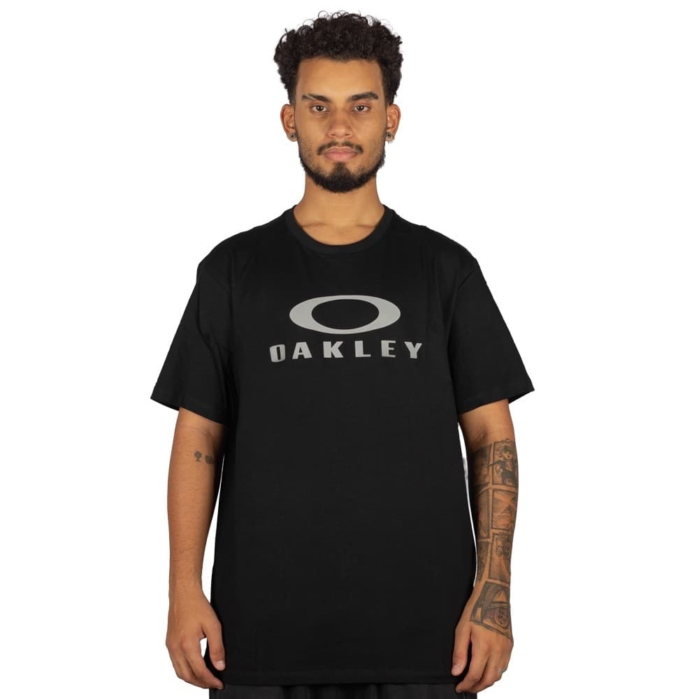 Camiseta Oakley O-Bark Tee Preto