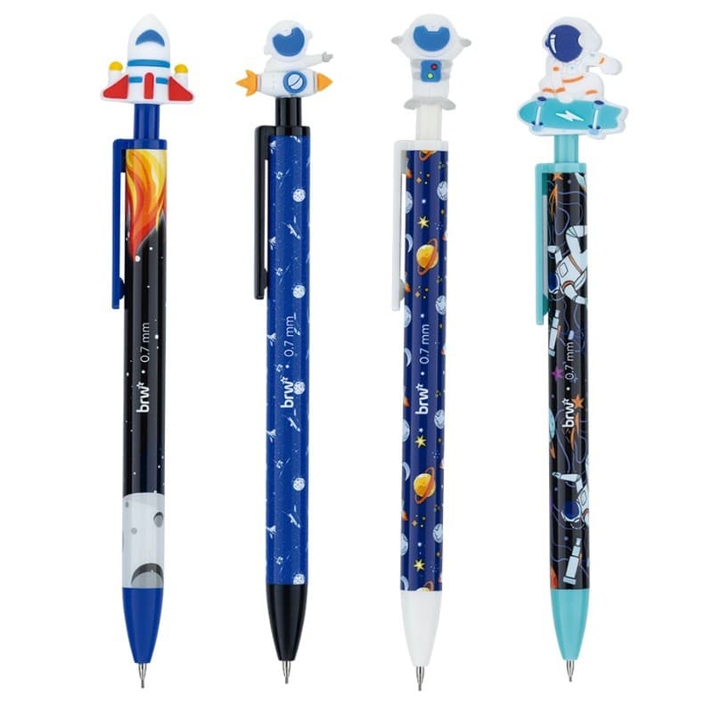 Lapiseira Plástica Divertida Astronauta 0.7mm - BRW