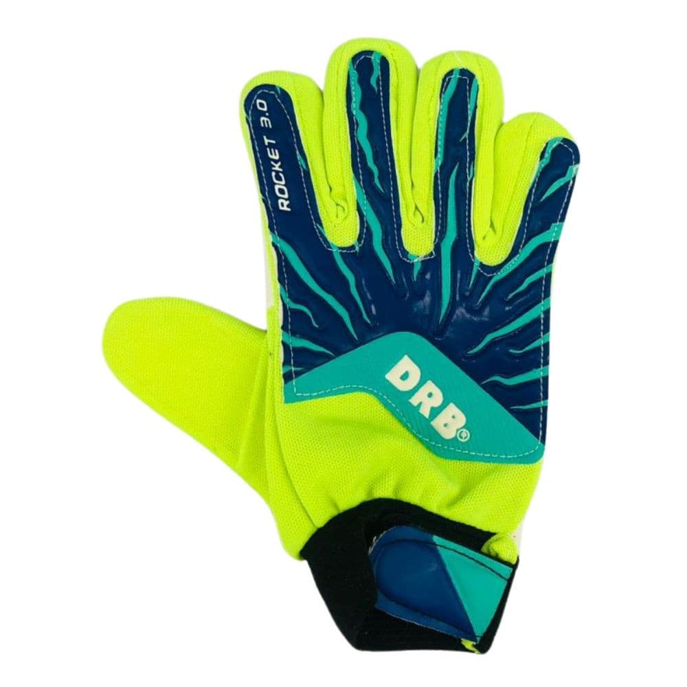 Luva De Goleiro Infantil DRB  Goalkeeper  Azul E Verde