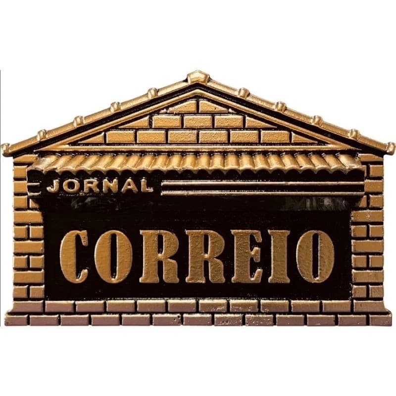 Caixa de correio casa média em alumínio fundido N°02
