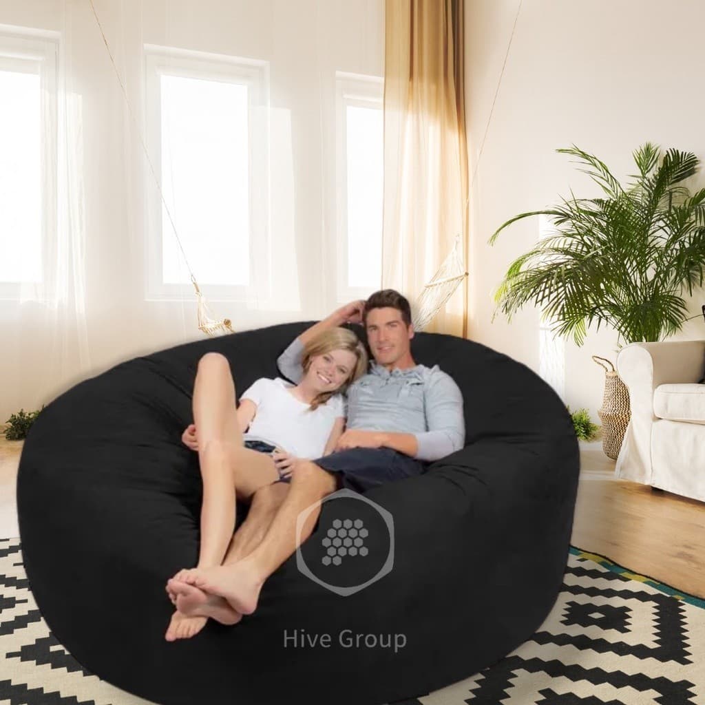 Puff Gigante 140x20 Sen Enchimenti Suede Pronta Entrega Top