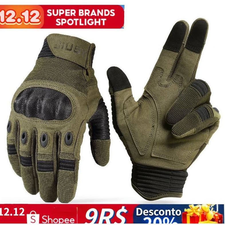 Luvas táticas antiderrapantes masculinas adequadas para SWAT/Combata/cor de tiro MDIM militar