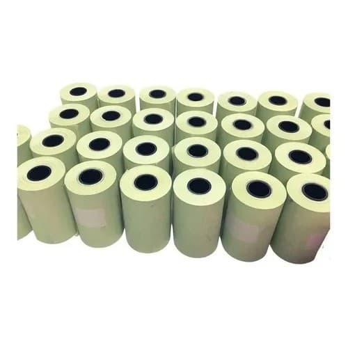 BOBINA termica 1 via 57X15 mT  amarelo kit c/  54 bobinas PARA MAQUININHA DE CARTAO